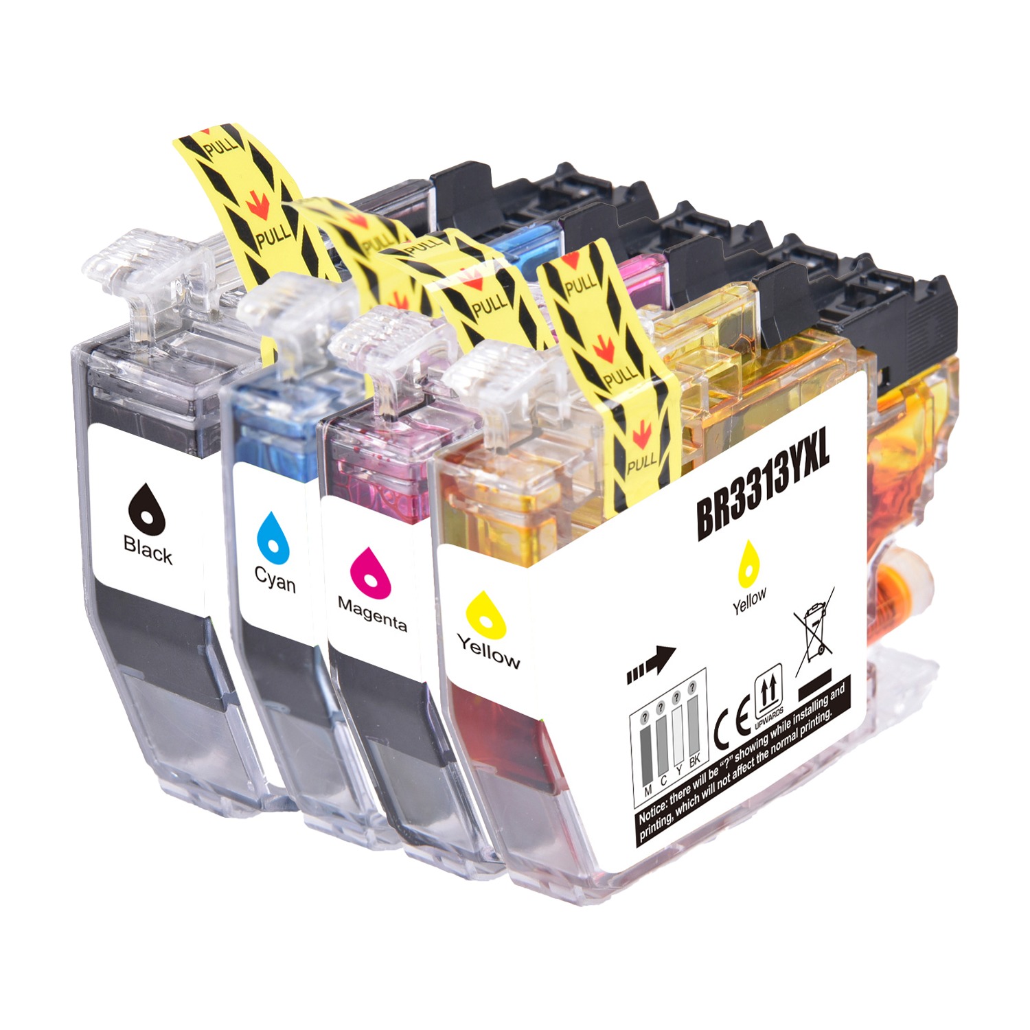 Compatible Brother LC3313XL Inkjet Value Pack - 1 X B, C, M, Y