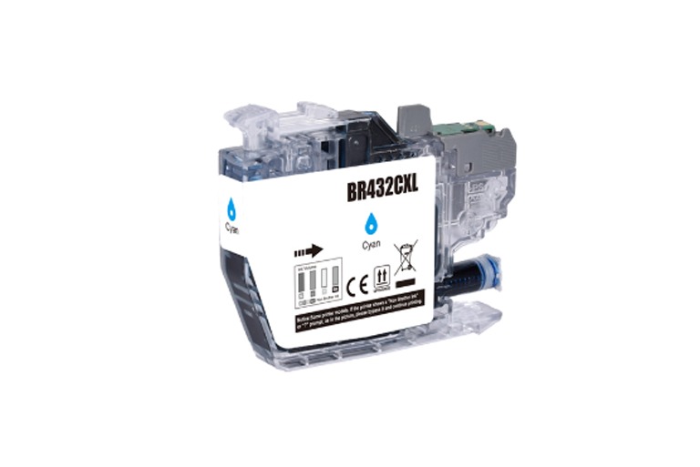 Compatible Brother LC432XL Cyan Ink