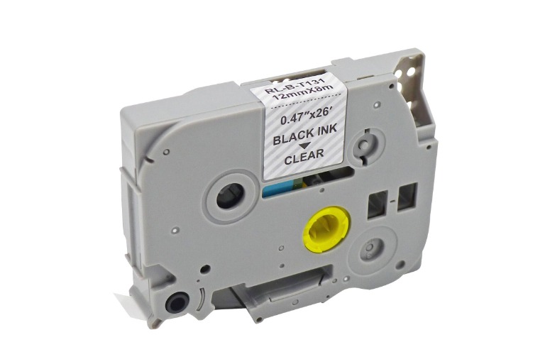 Compatible Brother TZE 131 Label Tape - BK on CL - 12mm x 8m
