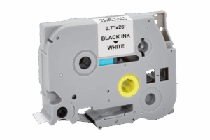 Compatible Brother TZE 241 Label Tape - BK on WH - 18mm x 8m