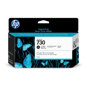 HP 730 DJ Photo Blk Ink P2V67A